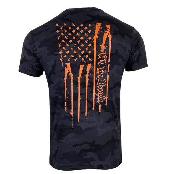 Howitzer Style Men's T-Shirt - Freedom Hunt Military Grunt MFG, Premium Soft Tagless Tee (Charity Supports Veterans) - View #9